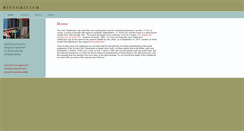 Desktop Screenshot of historicism.org
